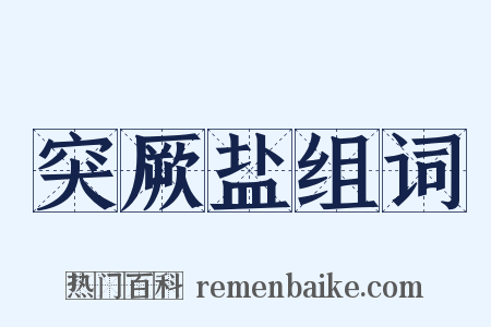突厥盐组词是什么意思的图片